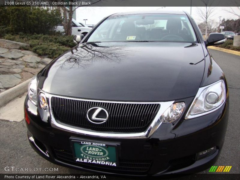 Obsidian Black / Black 2008 Lexus GS 350 AWD