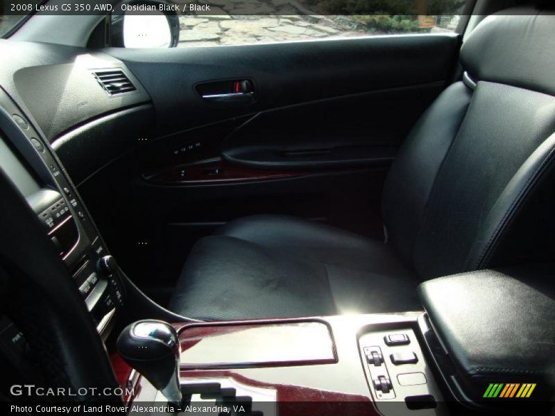 Obsidian Black / Black 2008 Lexus GS 350 AWD