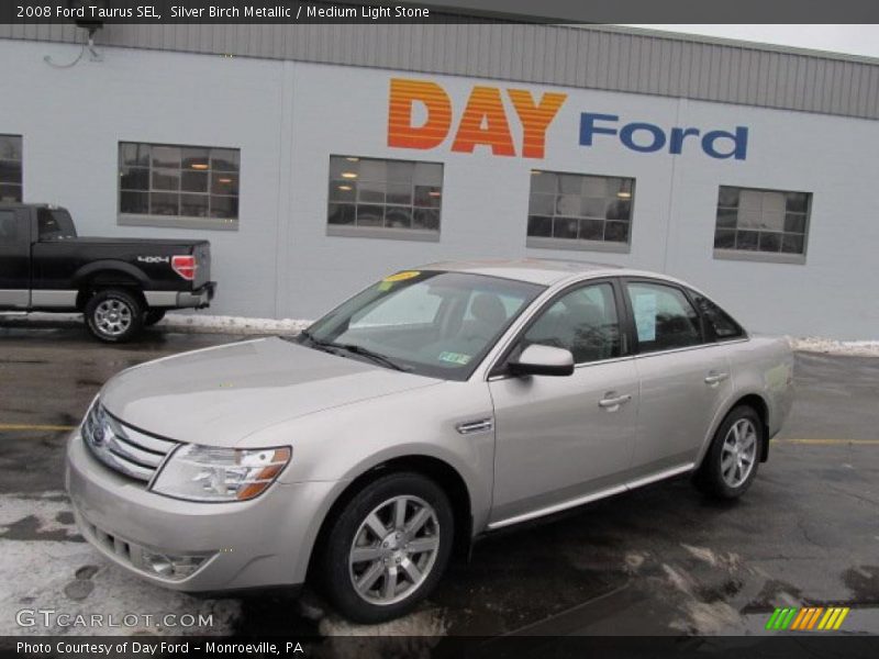 Silver Birch Metallic / Medium Light Stone 2008 Ford Taurus SEL