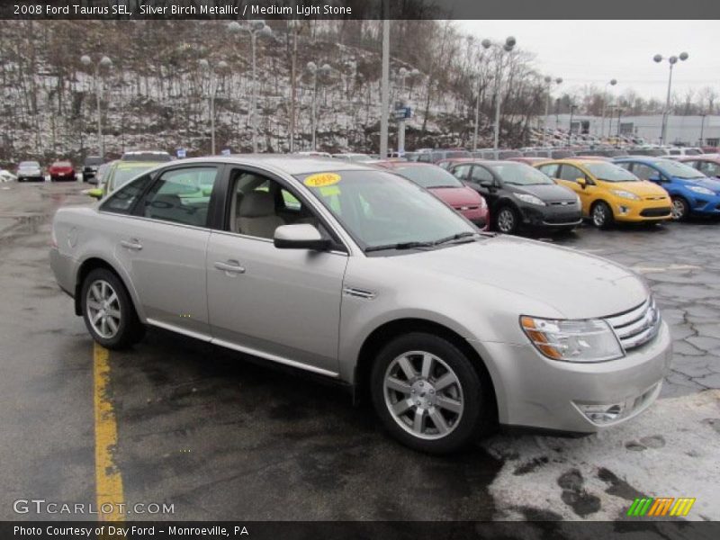 Silver Birch Metallic / Medium Light Stone 2008 Ford Taurus SEL