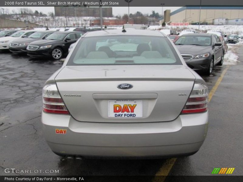 Silver Birch Metallic / Medium Light Stone 2008 Ford Taurus SEL