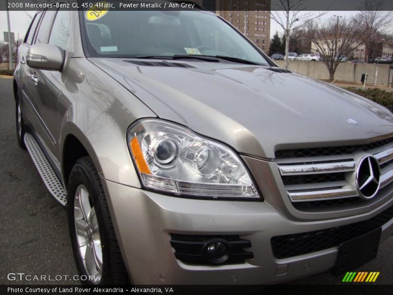 Pewter Metallic / Ash Grey 2008 Mercedes-Benz GL 450 4Matic