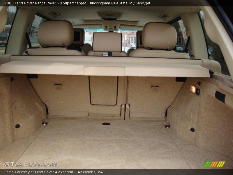 Buckingham Blue Metallic / Sand/Jet 2008 Land Rover Range Rover V8 Supercharged