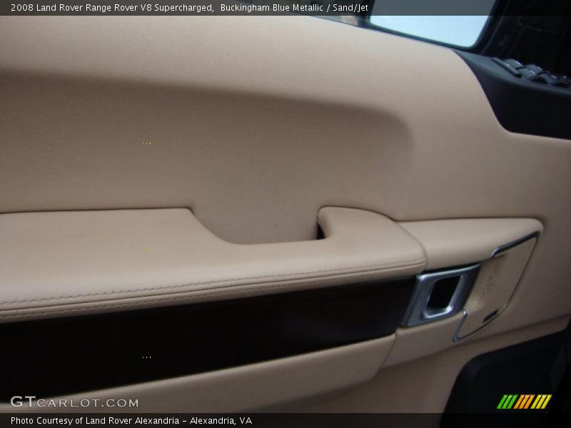 Buckingham Blue Metallic / Sand/Jet 2008 Land Rover Range Rover V8 Supercharged