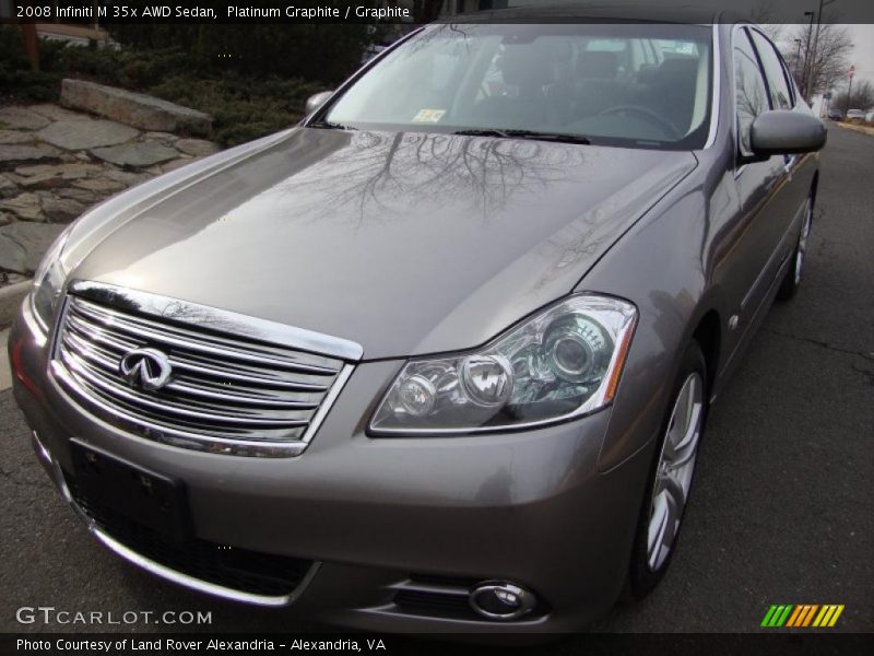 Platinum Graphite / Graphite 2008 Infiniti M 35x AWD Sedan
