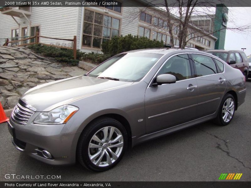 Platinum Graphite / Graphite 2008 Infiniti M 35x AWD Sedan