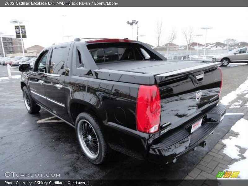 Black Raven / Ebony/Ebony 2009 Cadillac Escalade EXT AWD