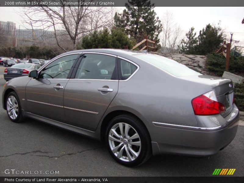 Platinum Graphite / Graphite 2008 Infiniti M 35x AWD Sedan