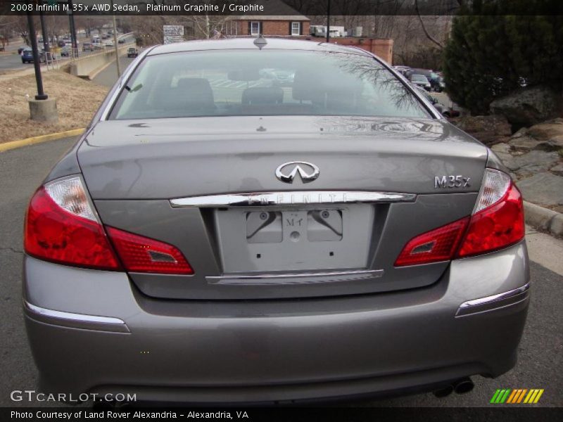 Platinum Graphite / Graphite 2008 Infiniti M 35x AWD Sedan
