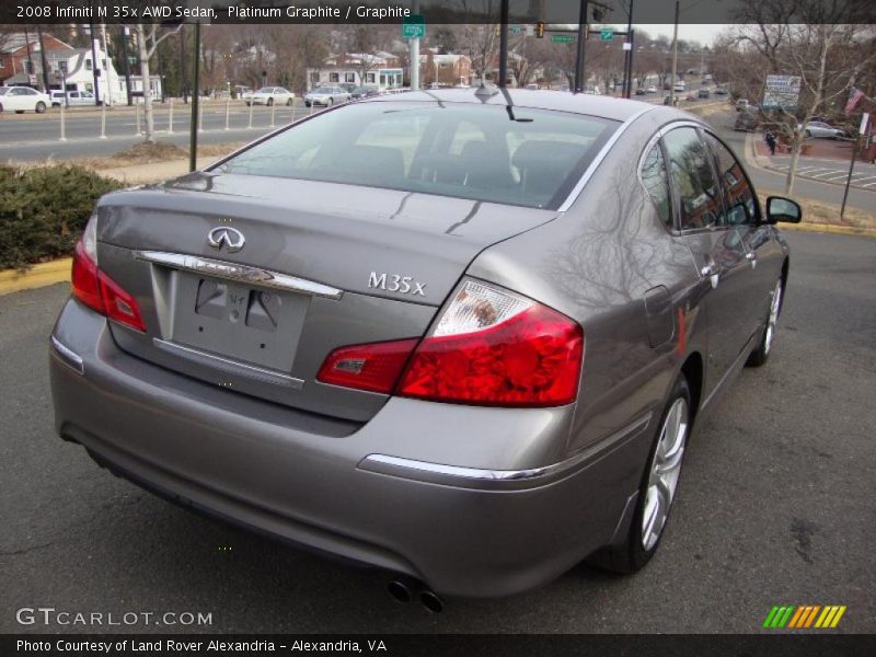 Platinum Graphite / Graphite 2008 Infiniti M 35x AWD Sedan