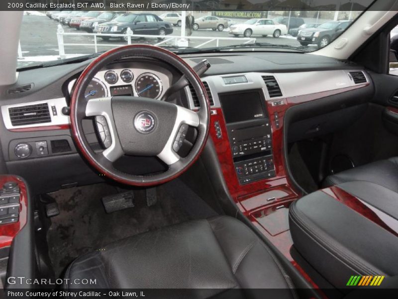 Ebony/Ebony Interior - 2009 Escalade EXT AWD 