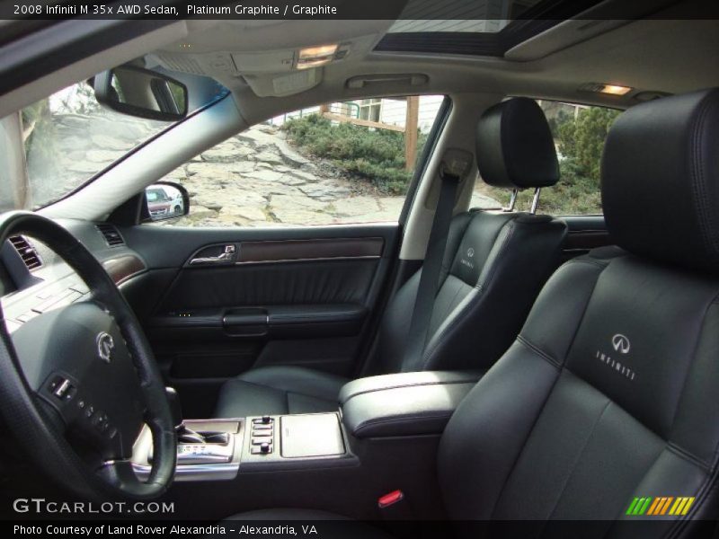 Platinum Graphite / Graphite 2008 Infiniti M 35x AWD Sedan