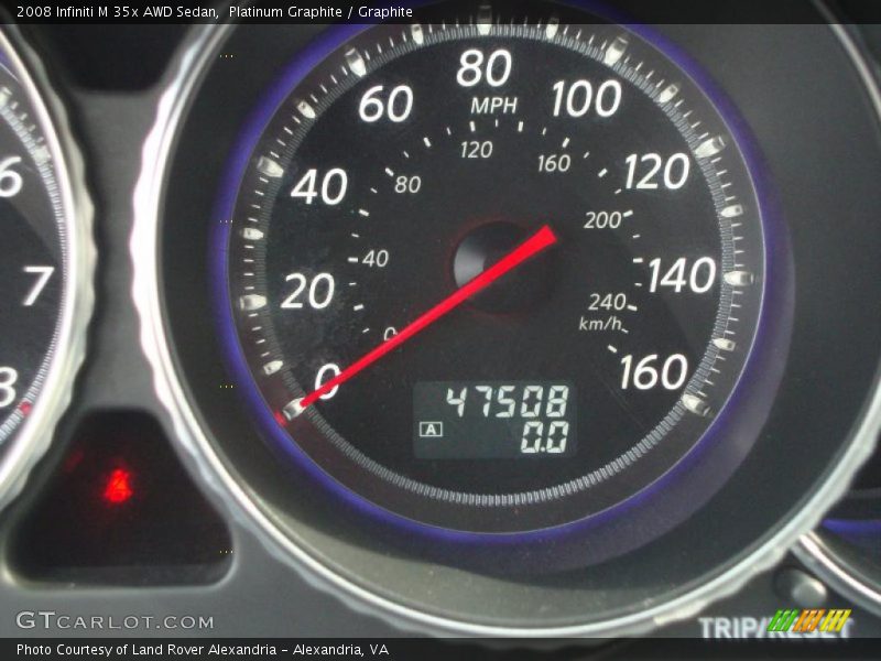 Platinum Graphite / Graphite 2008 Infiniti M 35x AWD Sedan