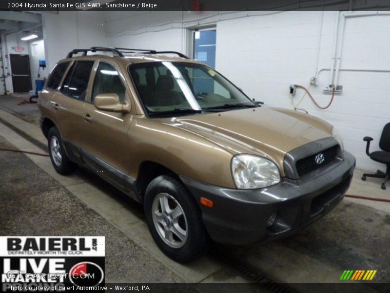 Sandstone / Beige 2004 Hyundai Santa Fe GLS 4WD