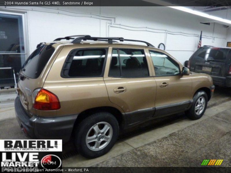 Sandstone / Beige 2004 Hyundai Santa Fe GLS 4WD
