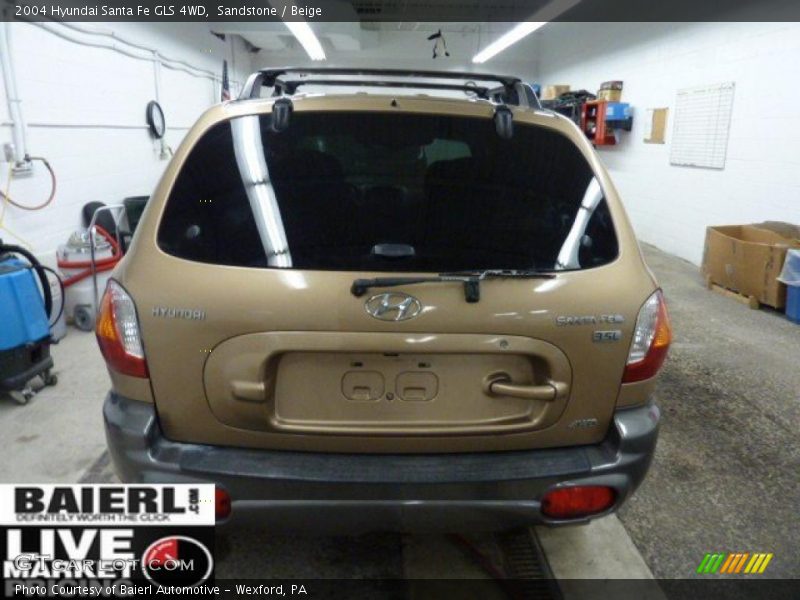 Sandstone / Beige 2004 Hyundai Santa Fe GLS 4WD