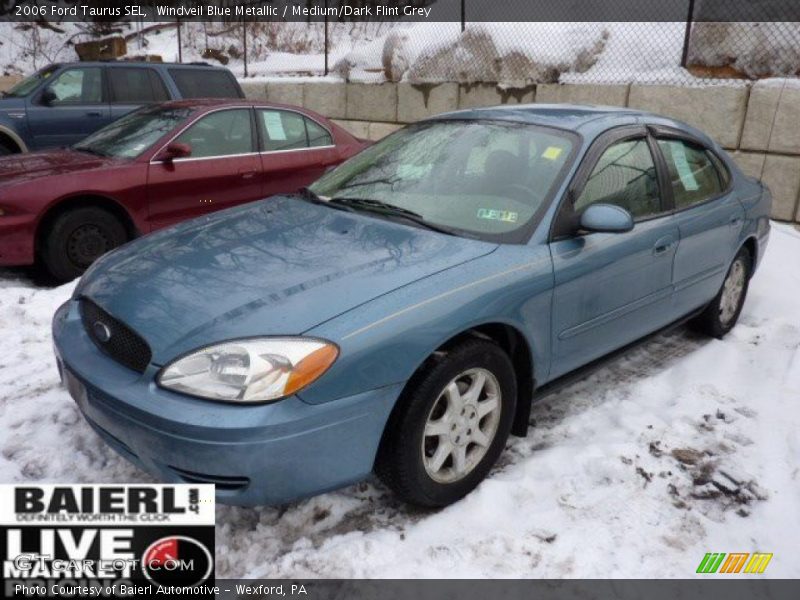 Windveil Blue Metallic / Medium/Dark Flint Grey 2006 Ford Taurus SEL