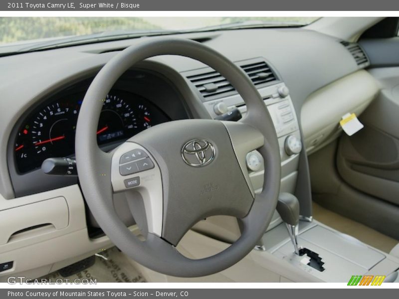  2011 Camry LE Bisque Interior