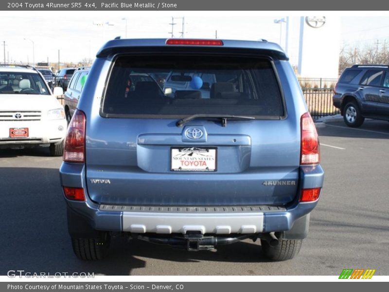 Pacific Blue Metallic / Stone 2004 Toyota 4Runner SR5 4x4