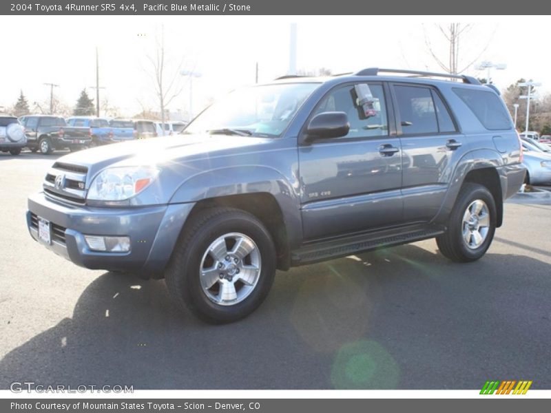 Pacific Blue Metallic / Stone 2004 Toyota 4Runner SR5 4x4