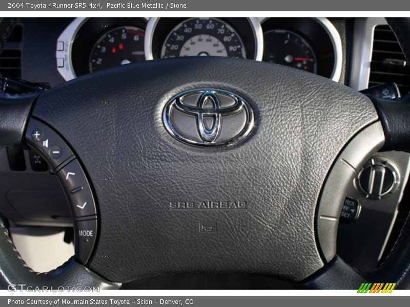 Pacific Blue Metallic / Stone 2004 Toyota 4Runner SR5 4x4