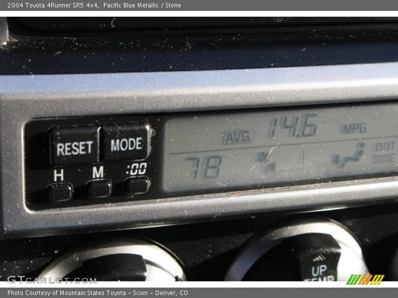 Pacific Blue Metallic / Stone 2004 Toyota 4Runner SR5 4x4