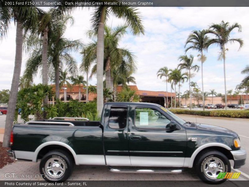  2001 F150 XLT SuperCab Dark Highland Green Metallic
