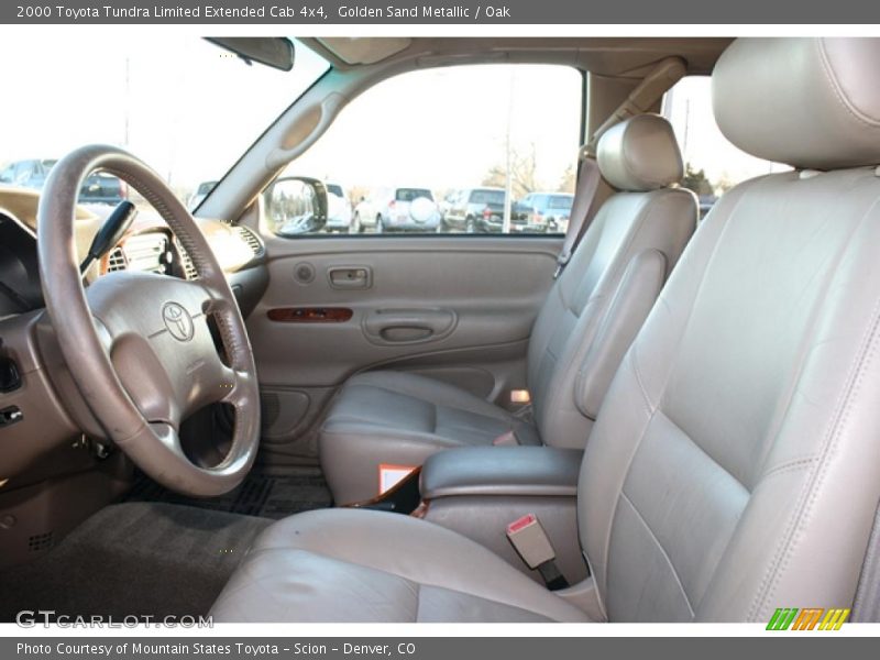  2000 Tundra Limited Extended Cab 4x4 Oak Interior