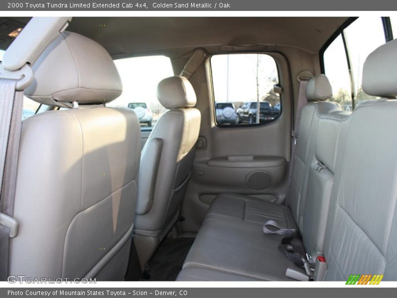  2000 Tundra Limited Extended Cab 4x4 Oak Interior