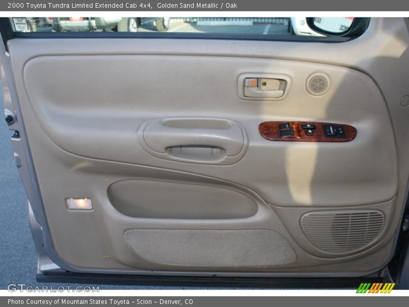 Golden Sand Metallic / Oak 2000 Toyota Tundra Limited Extended Cab 4x4