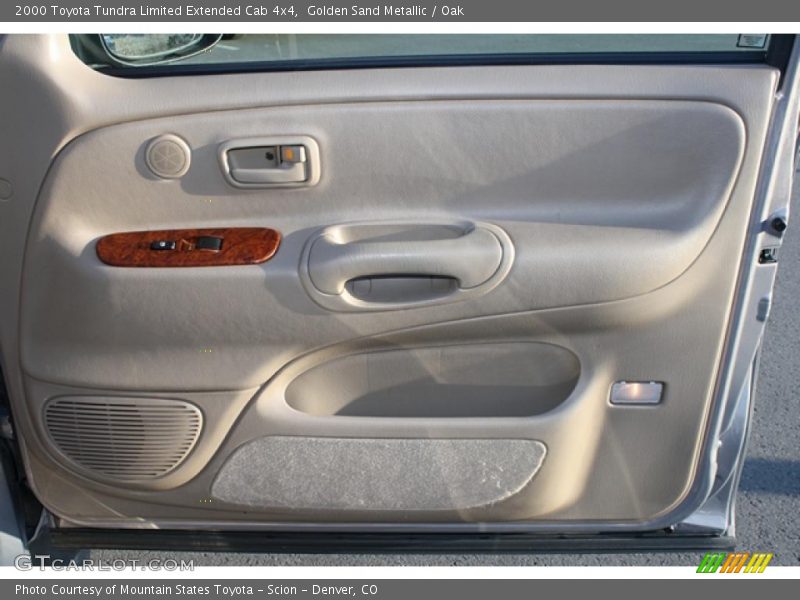 Golden Sand Metallic / Oak 2000 Toyota Tundra Limited Extended Cab 4x4