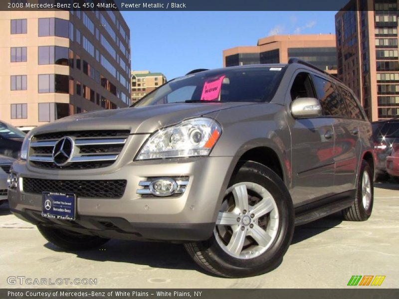 Pewter Metallic / Black 2008 Mercedes-Benz GL 450 4Matic
