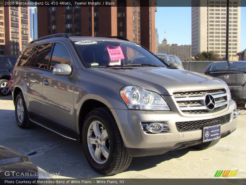 Pewter Metallic / Black 2008 Mercedes-Benz GL 450 4Matic
