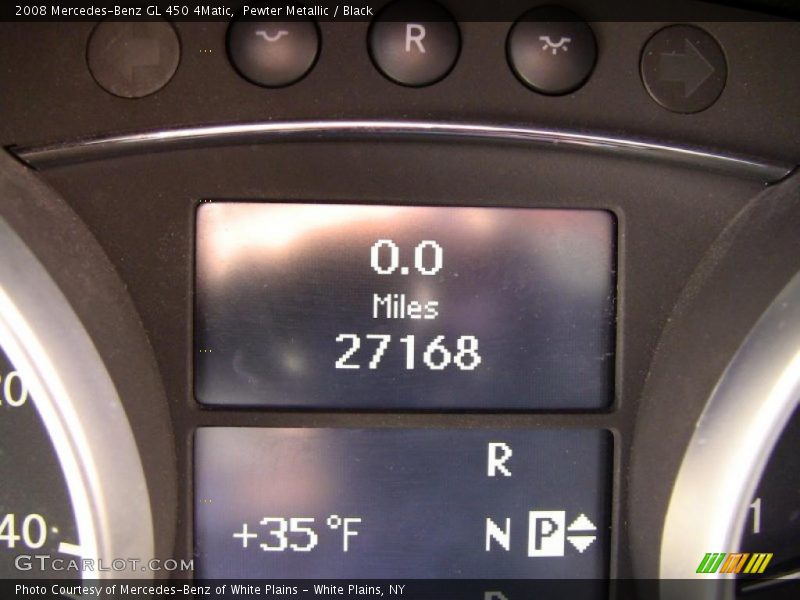 Pewter Metallic / Black 2008 Mercedes-Benz GL 450 4Matic