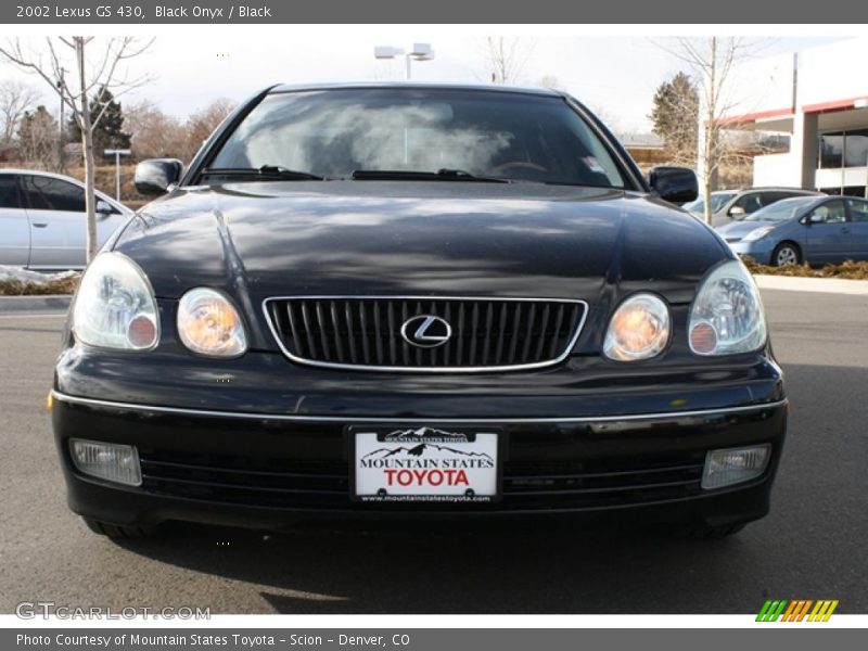 Black Onyx / Black 2002 Lexus GS 430