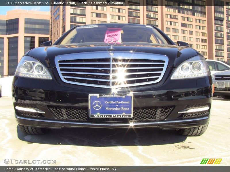 Black / Cashmere/Savanna 2010 Mercedes-Benz S 550 4Matic Sedan
