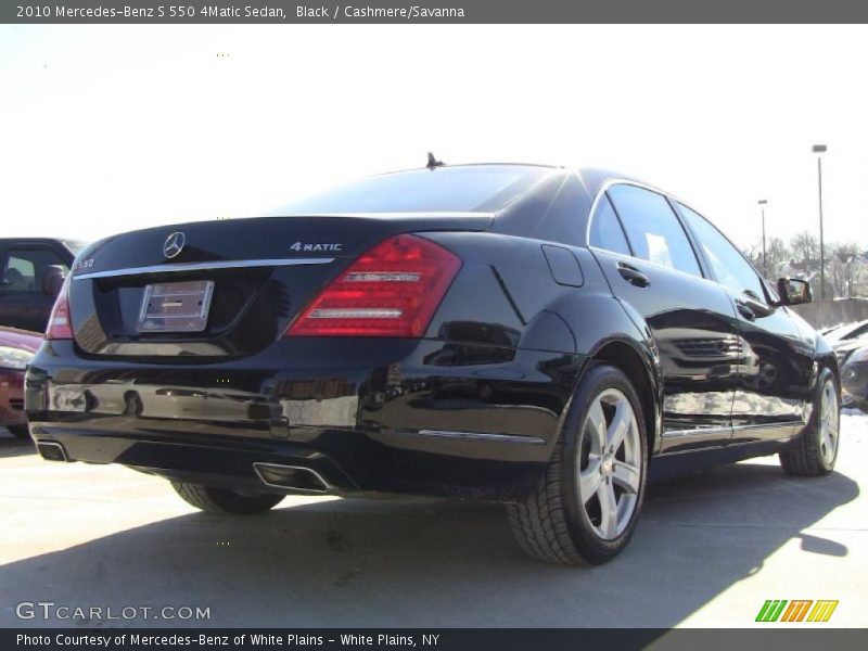 Black / Cashmere/Savanna 2010 Mercedes-Benz S 550 4Matic Sedan