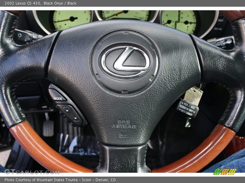 Black Onyx / Black 2002 Lexus GS 430