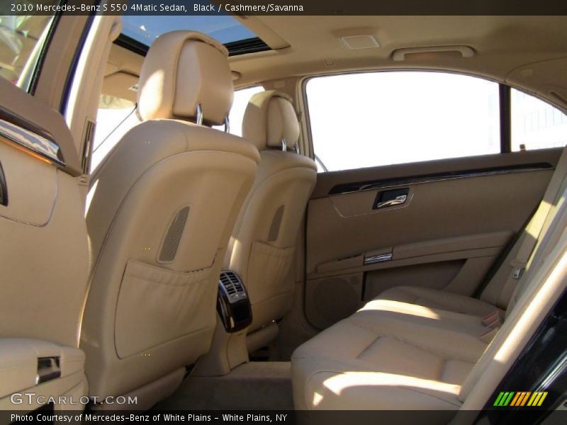 Black / Cashmere/Savanna 2010 Mercedes-Benz S 550 4Matic Sedan