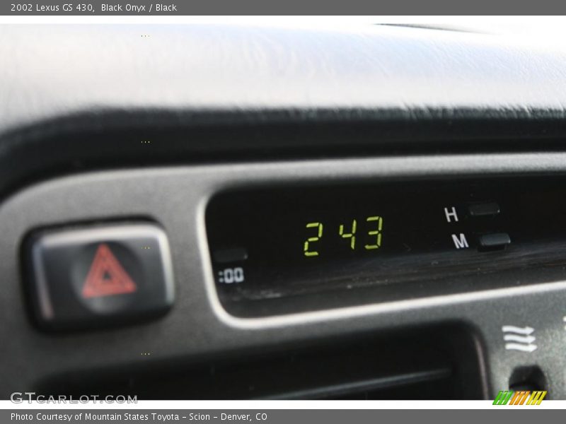 Black Onyx / Black 2002 Lexus GS 430