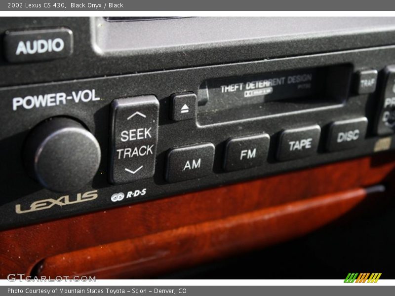 Black Onyx / Black 2002 Lexus GS 430