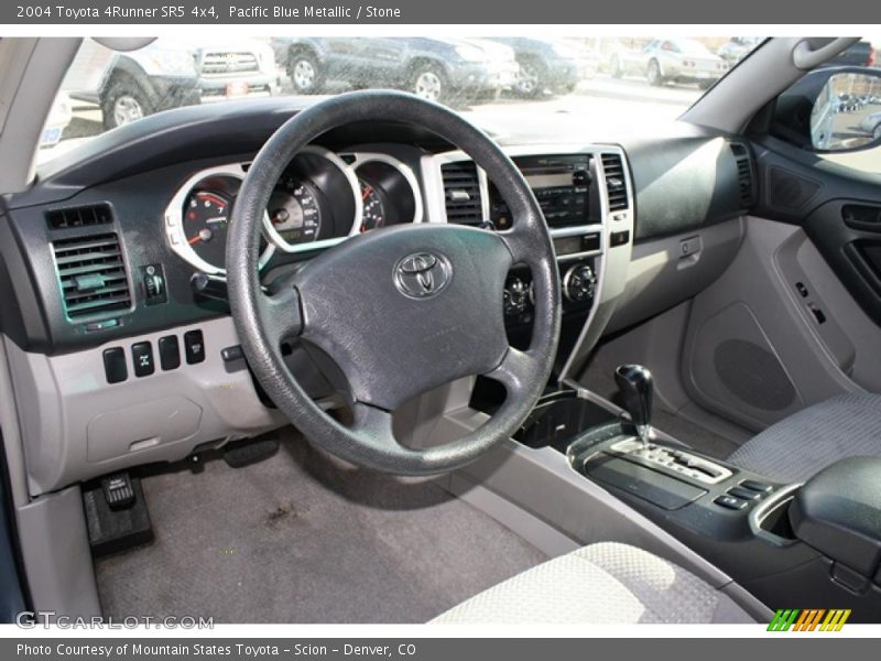 Pacific Blue Metallic / Stone 2004 Toyota 4Runner SR5 4x4