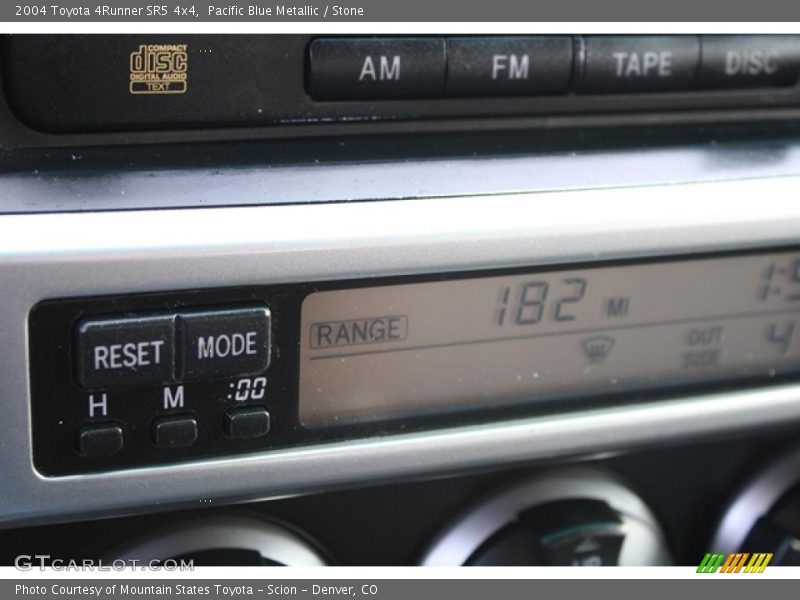 Pacific Blue Metallic / Stone 2004 Toyota 4Runner SR5 4x4