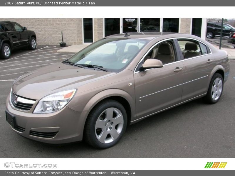 Bronzed Pewter Metallic / Tan 2007 Saturn Aura XE