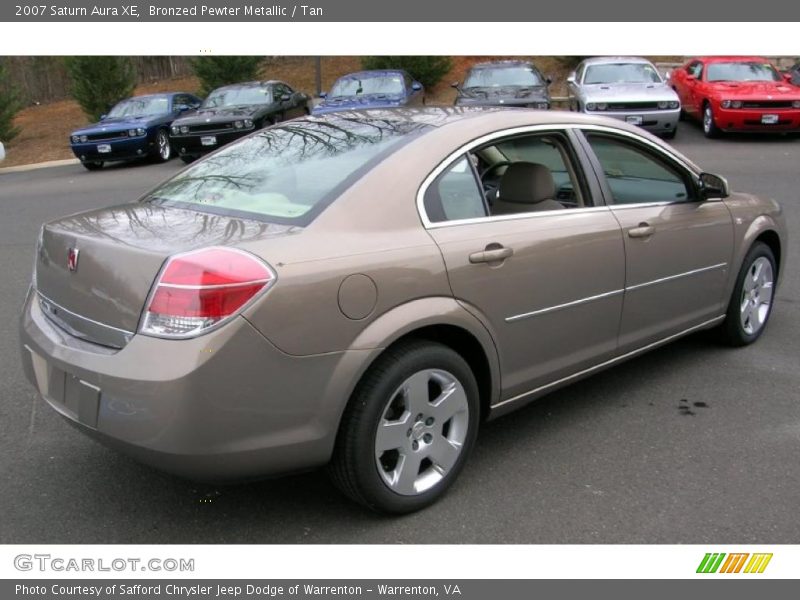 Bronzed Pewter Metallic / Tan 2007 Saturn Aura XE
