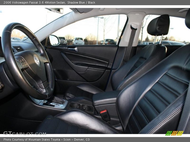 Shadow Blue / Black 2006 Volkswagen Passat 3.6 4Motion Sedan