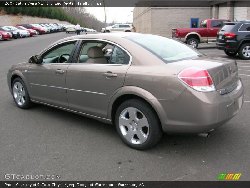 Bronzed Pewter Metallic / Tan 2007 Saturn Aura XE