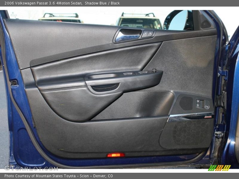 Shadow Blue / Black 2006 Volkswagen Passat 3.6 4Motion Sedan