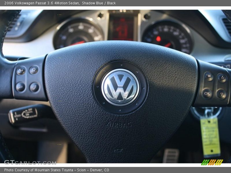 Shadow Blue / Black 2006 Volkswagen Passat 3.6 4Motion Sedan
