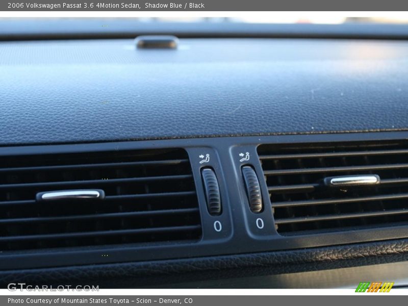 Shadow Blue / Black 2006 Volkswagen Passat 3.6 4Motion Sedan